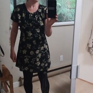 90's Floral day dress